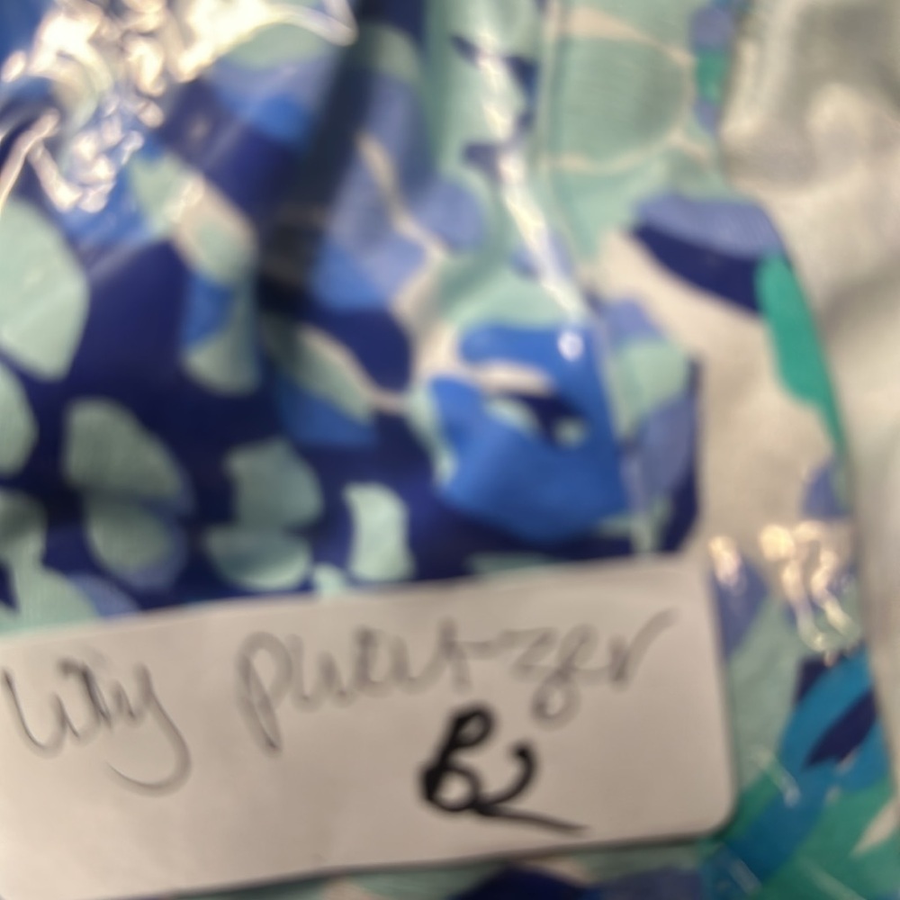 LILLY PULITZER Ansley oasis wave dress woman turquoise 50+ colorful designer XXS - Picture 12 of 13